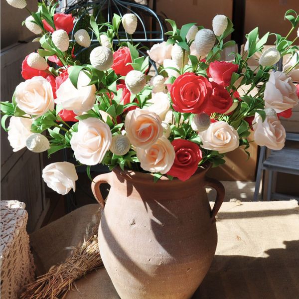 selling 10pcs/lot charming european artificial pink rose simulation silk flowers bouquet home dec party wedding decor gifts
selling 10pcs/lot charming european artificial pink rose simulation silk flowers bouquet home dec party wedding decor gifts