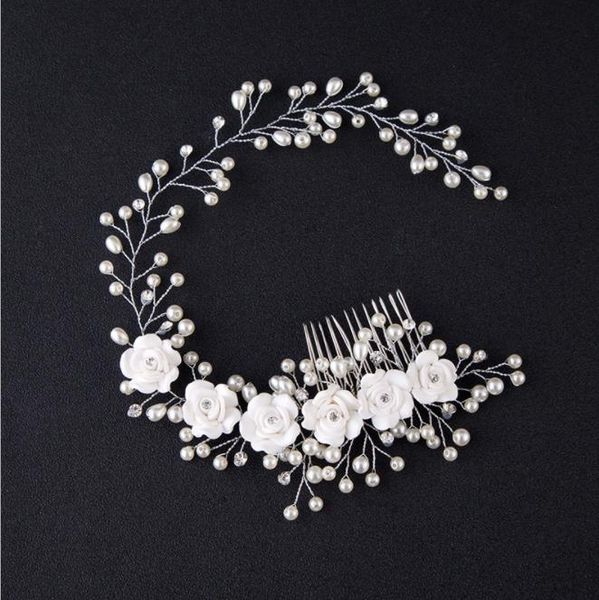 korean version of bride, handmade pearl flower, hair p studio and makeup bride wedding accessories headband, Slivery;golden
korean version of bride, handmade pearl flower, hair p studio and makeup bride wedding accessories headband, Slivery;golden