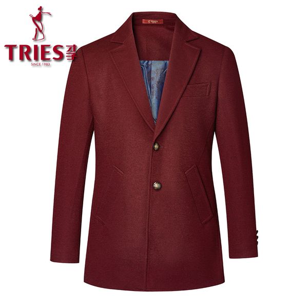 tries new autumn winter wool coat men business casual long trench coat fashion woolen men wool overcoat jacket, Black
tries new autumn winter wool coat men business casual long trench coat fashion woolen men wool overcoat jacket, Black