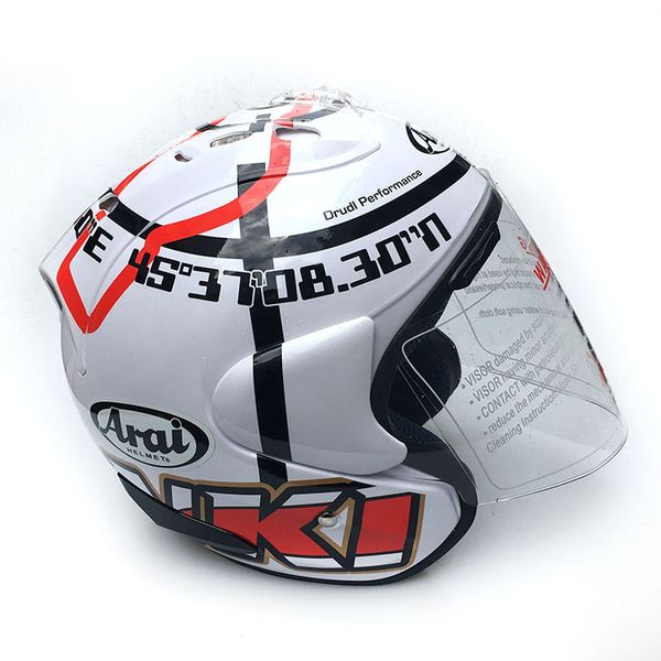 

arai helmet motorcycle helmet half open face casque motocross size: s m l xl xxl,capacete t