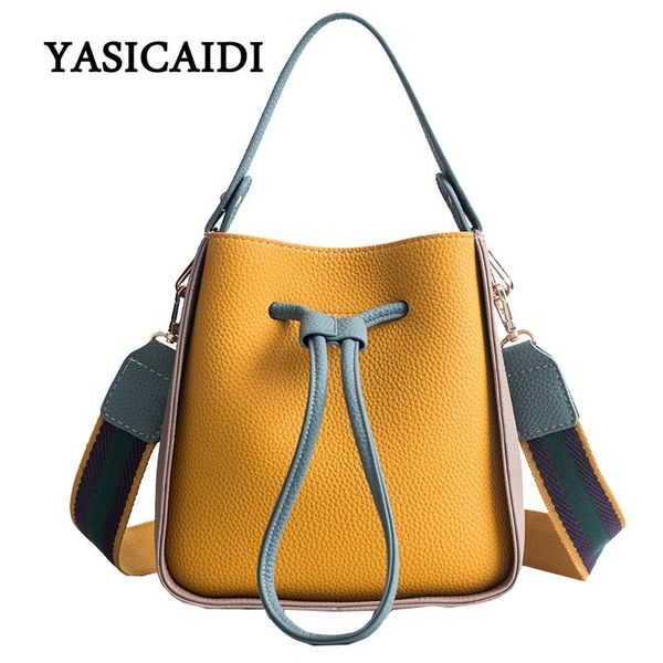 drawstring colorful strap bucket bag women pu leather shoulder bags handbag ladies messenger crossbody bags female bolsas d18102407
drawstring colorful strap bucket bag women pu leather shoulder bags handbag ladies messenger crossbody bags female bolsas d18102407