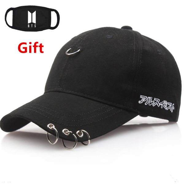 Mask as Gift Hip Hop Rapper Bboy DJ BTS Kpop baseball cap men women Locker dancer cap sun hat with three rings
Mask as Gift Hip Hop Rapper Bboy DJ BTS Kpop baseball cap men women Locker dancer cap sun hat with three rings