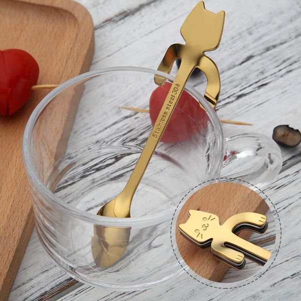 2pcs/lot stainless steel coffee spoon cute cat long handle creative spoons drinking tools hanging teaspoon tableware gadget
2pcs/lot stainless steel coffee spoon cute cat long handle creative spoons drinking tools hanging teaspoon tableware gadget