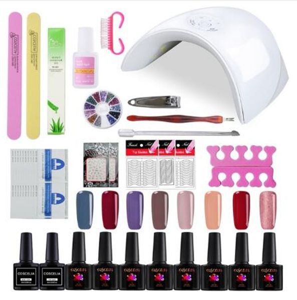 Nail Gel Manicure Set Nail Kit Set 8 Color UV Gel Polish 36W UV LED Lamp UV Gel Nail Art Tools
Nail Gel Manicure Set Nail Kit Set 8 Color UV Gel Polish 36W UV LED Lamp UV Gel Nail Art Tools