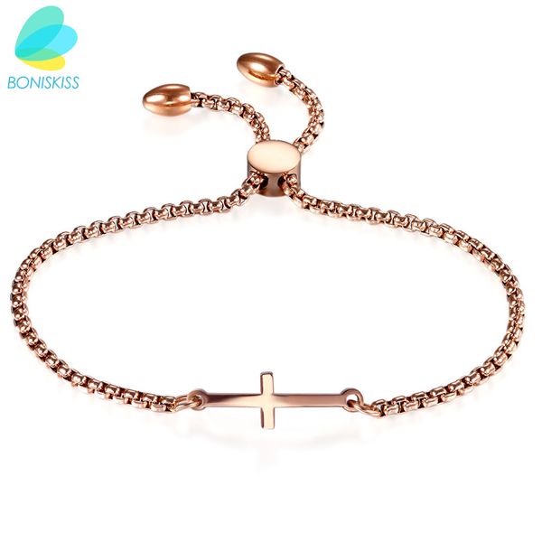 boniskiss fashion rose gold women bracelet chain link bracelet cross charm bracelets for women female wedding gifts, Black
boniskiss fashion rose gold women bracelet chain link bracelet cross charm bracelets for women female wedding gifts, Black