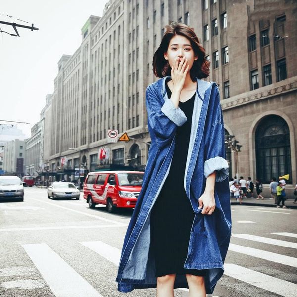 limited time-limited wide-waisted knitted polyester full open stitch hooded casaco feminino trench coat for women coat, Tan;black
limited time-limited wide-waisted knitted polyester full open stitch hooded casaco feminino trench coat for women coat, Tan;black