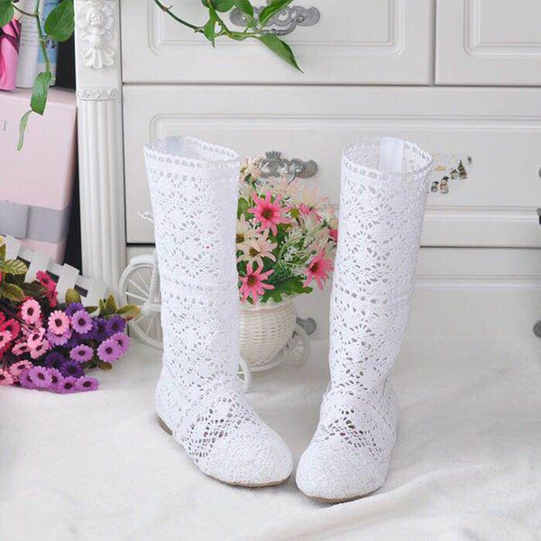 11 colors available lace hollow boots shoes breathable knit line mesh korean high summer women boots knee high womens shoes, Black
11 colors available lace hollow boots shoes breathable knit line mesh korean high summer women boots knee high womens shoes, Black
