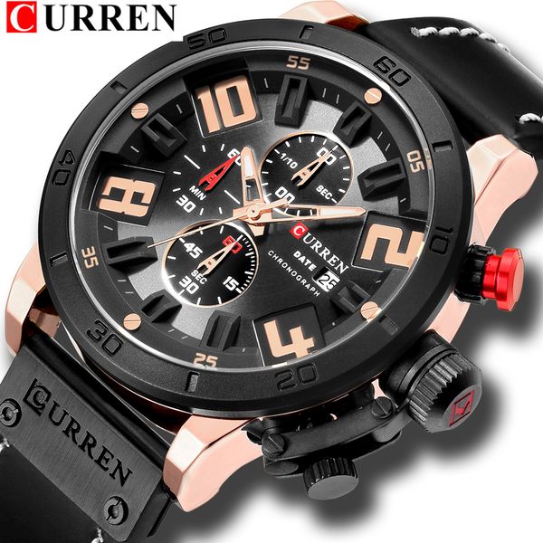 watches for men 2018 fashion big dial with chronograph leather wrist watch curren new arrival calendar business montre homme, Slivery;brown
watches for men 2018 fashion big dial with chronograph leather wrist watch curren new arrival calendar business montre homme, Slivery;brown