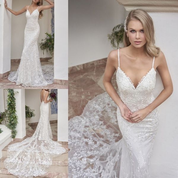 mermaid illusion bodice wedding dress deep v sheer neck backless bridal gowns court train plus size wedding dresses, White
mermaid illusion bodice wedding dress deep v sheer neck backless bridal gowns court train plus size wedding dresses, White