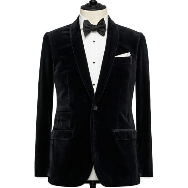 black velvet wedding party men suits groom wear 2018 two piece shawl lapel custom made wedding groom tuxedos (jacket + black pants), Black;gray
black velvet wedding party men suits groom wear 2018 two piece shawl lapel custom made wedding groom tuxedos (jacket + black pants), Black;gray