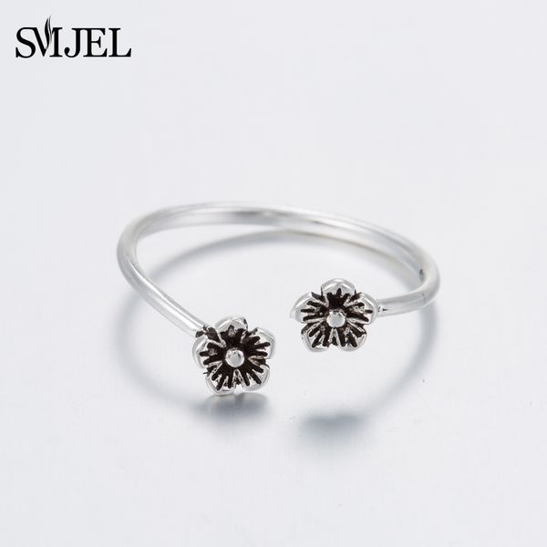 whole salesmjel tiny small cherry blossom flower rings adjustable vintage jewelry ring femme daisy anel anillos wedding gifts girl syjz134, Golden;silver
whole salesmjel tiny small cherry blossom flower rings adjustable vintage jewelry ring femme daisy anel anillos wedding gifts girl syjz134, Golden;silver