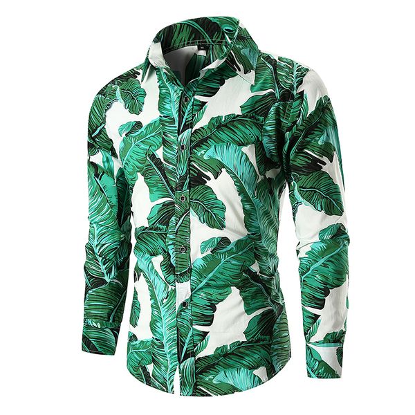 mens casual floral leaf printed shirt men long sleeve cotton casual camisa masculina men formal dress shirt mens clothes, White;black
mens casual floral leaf printed shirt men long sleeve cotton casual camisa masculina men formal dress shirt mens clothes, White;black