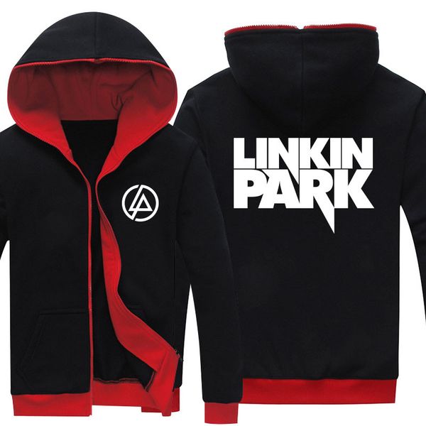 Падение доставка Весна Antumn Linkin Park печатных Моды Мужские толстовки мужская куртка