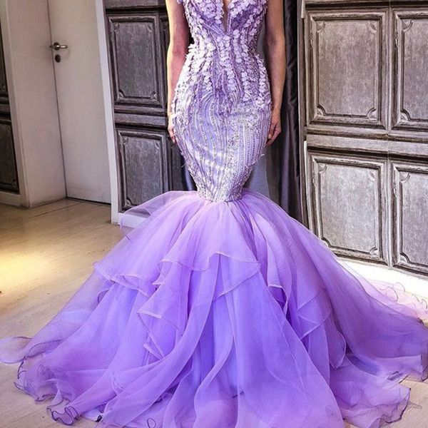ligth lavender 2018 prom dresses sequins beads appliques off shoulder fluffy train prom dress charming saudi mermaid evening dresses, Black
ligth lavender 2018 prom dresses sequins beads appliques off shoulder fluffy train prom dress charming saudi mermaid evening dresses, Black