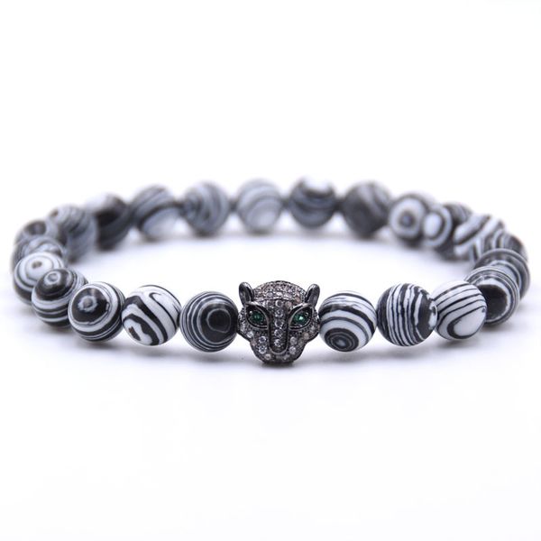wholesale trendy leopard head charm punk bracelets men natural stone matt beads for women men yoga bracelet jewelry, Golden;silver
wholesale trendy leopard head charm punk bracelets men natural stone matt beads for women men yoga bracelet jewelry, Golden;silver