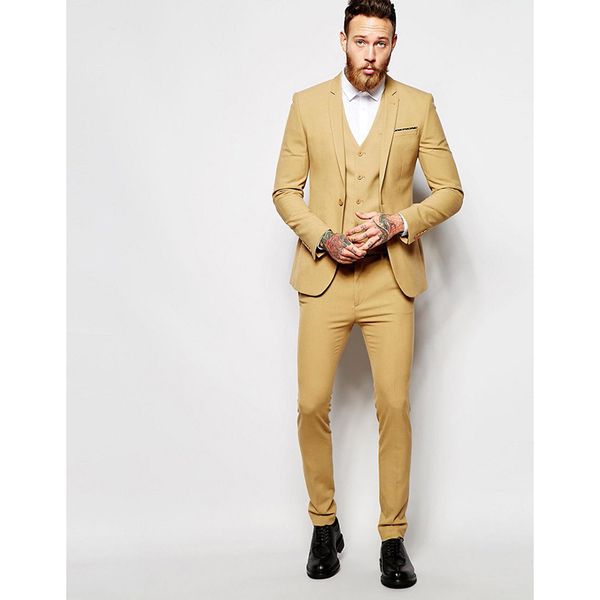handsome yellow men suit 2017 simple fashion groomsman wedding suits mens dinner party dress (jacket+pants+vest+tie, White;black
handsome yellow men suit 2017 simple fashion groomsman wedding suits mens dinner party dress (jacket+pants+vest+tie, White;black