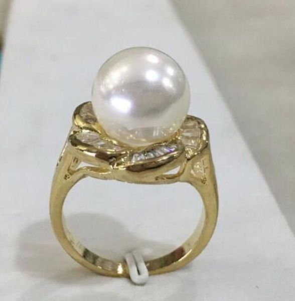 new lady's gp inlay crystal flower shape 12mm white shell pearl fashion ring, Silver
new lady's gp inlay crystal flower shape 12mm white shell pearl fashion ring, Silver