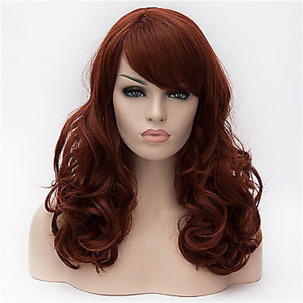 a101 synthetic auburn women lady medium curly hair wig natural full wig cospaly, Black;brown
a101 synthetic auburn women lady medium curly hair wig natural full wig cospaly, Black;brown