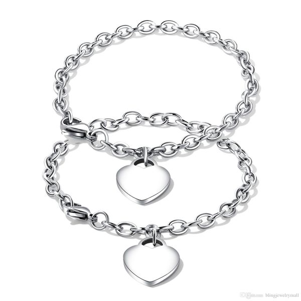 engraving couple link chain bracelet diy jewelry stainless steel heart tag charm bracelet lover anniversaries gift gs925, Black
engraving couple link chain bracelet diy jewelry stainless steel heart tag charm bracelet lover anniversaries gift gs925, Black