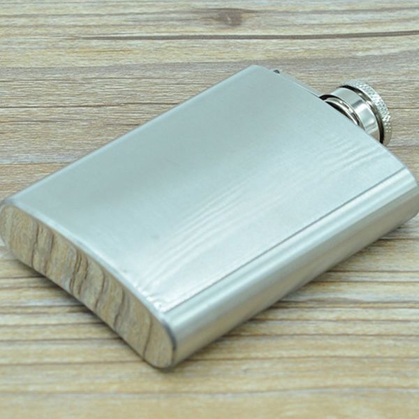 144 pcs/lot portable flagon hip flask 3.5 oz stainless steel bole for whisky liquor bole