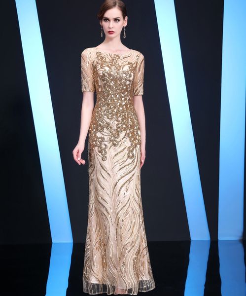 vestidos de noiva 2018 gold bling long prom dresses dubai short sleeves evening party gowns elegant purple sequins a-line formal dress, Black
vestidos de noiva 2018 gold bling long prom dresses dubai short sleeves evening party gowns elegant purple sequins a-line formal dress, Black