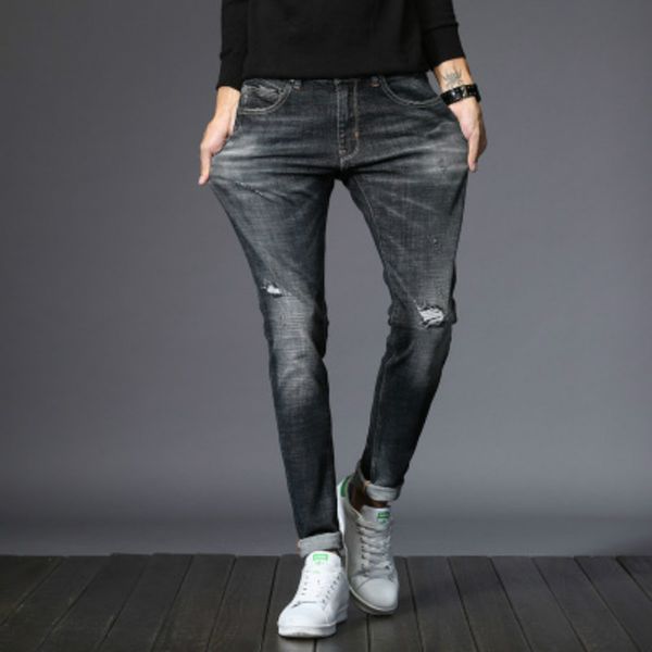 cotton jean pants men vintage solid slim trousers 2018 spring autumn korea style plus size f9901, Blue
cotton jean pants men vintage solid slim trousers 2018 spring autumn korea style plus size f9901, Blue