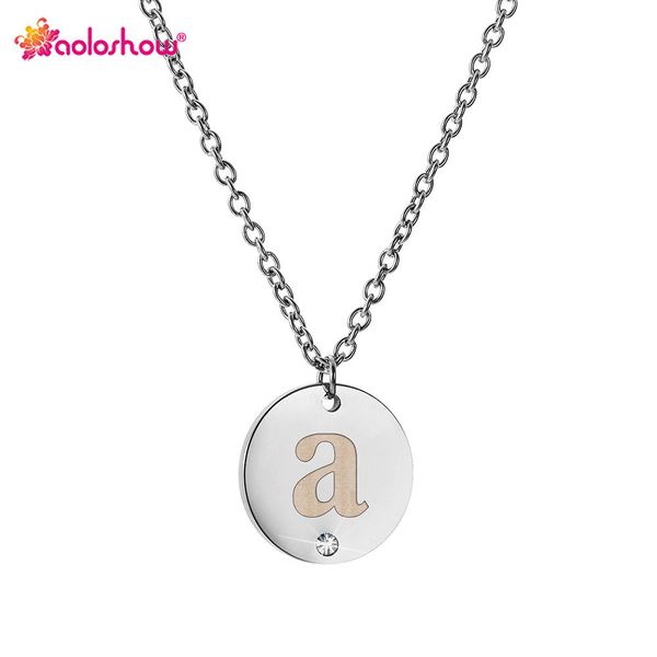 simple intial disc letter charm necklace for women thin charm with cz crystal polished silver necklace ,nl-2644
simple intial disc letter charm necklace for women thin charm with cz crystal polished silver necklace ,nl-2644