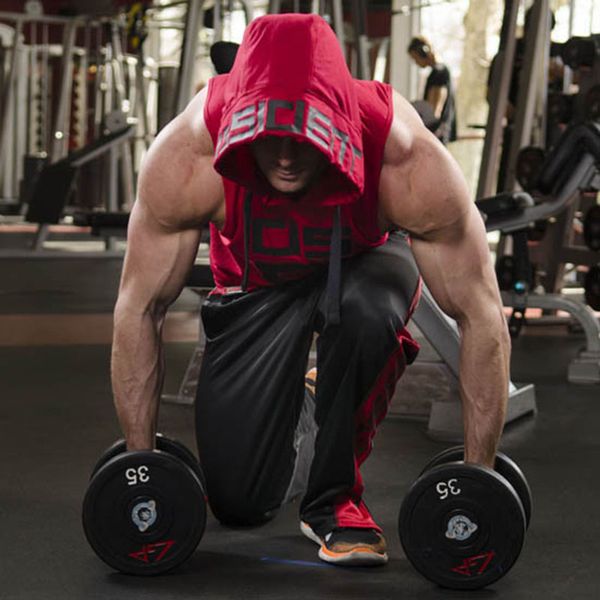 aolamegs men bodybuilding tank sleeveless hoodie singlets undershirt crossfit fitness muscle men' vest casual sportswear, White;black
aolamegs men bodybuilding tank sleeveless hoodie singlets undershirt crossfit fitness muscle men' vest casual sportswear, White;black