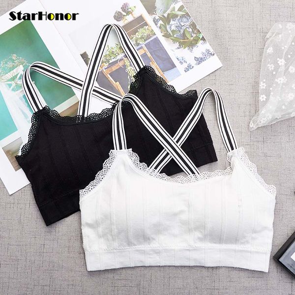 2018 lace sports bras cross back straps yoga sportwear women push up padded gym running breatherable underwear female, White;black
2018 lace sports bras cross back straps yoga sportwear women push up padded gym running breatherable underwear female, White;black