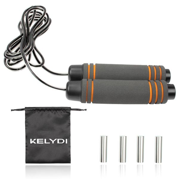 weighted jump rope with sturdy wire and soft foam handle adjustable length and weight of rope applicable for fat reducing train
weighted jump rope with sturdy wire and soft foam handle adjustable length and weight of rope applicable for fat reducing train