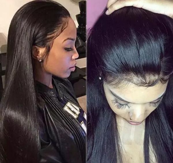 silky straight brazilian virgin hair human hair lace front wigs 130 density with baby hair natural hairline, Black;brown
silky straight brazilian virgin hair human hair lace front wigs 130 density with baby hair natural hairline, Black;brown