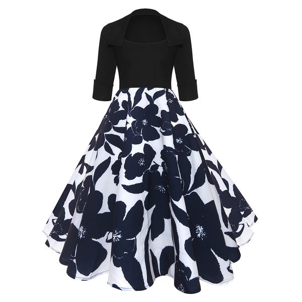 wipalo autumn women dress retro 50s rockabilly robe hepburn vintage dress female floral print party dresses vestidos d18110606, Black;pink
wipalo autumn women dress retro 50s rockabilly robe hepburn vintage dress female floral print party dresses vestidos d18110606, Black;pink