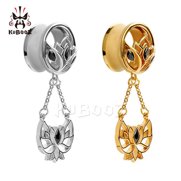 kubooz stainless steel lotus pendant tunnels ear plugs piercing body jewelry earring gauges stretchers expanders wholesale 8-25mm 32pcs, Silver
kubooz stainless steel lotus pendant tunnels ear plugs piercing body jewelry earring gauges stretchers expanders wholesale 8-25mm 32pcs, Silver