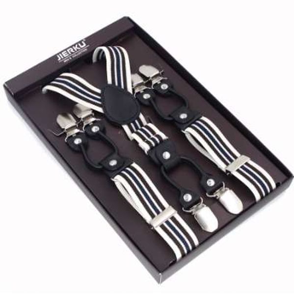 new suspenders black leather 6 clips braces male vintage casual suspensorio trousers strap father/husband's gift 2.5*120cm, Black;white
new suspenders black leather 6 clips braces male vintage casual suspensorio trousers strap father/husband's gift 2.5*120cm, Black;white