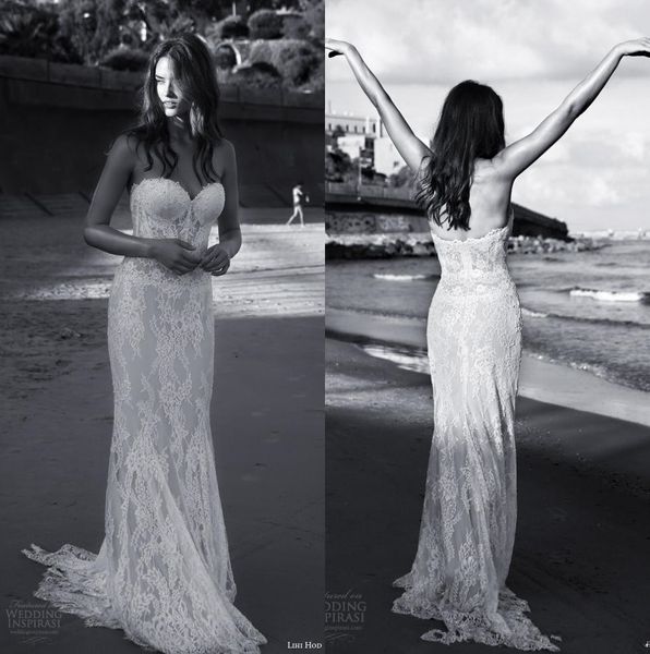 beach bohemian wedding dresses 2018 lihi hod sweetheart neck and backless beaded lace vintage bridal gowns romantic vestidos de novia, White
beach bohemian wedding dresses 2018 lihi hod sweetheart neck and backless beaded lace vintage bridal gowns romantic vestidos de novia, White