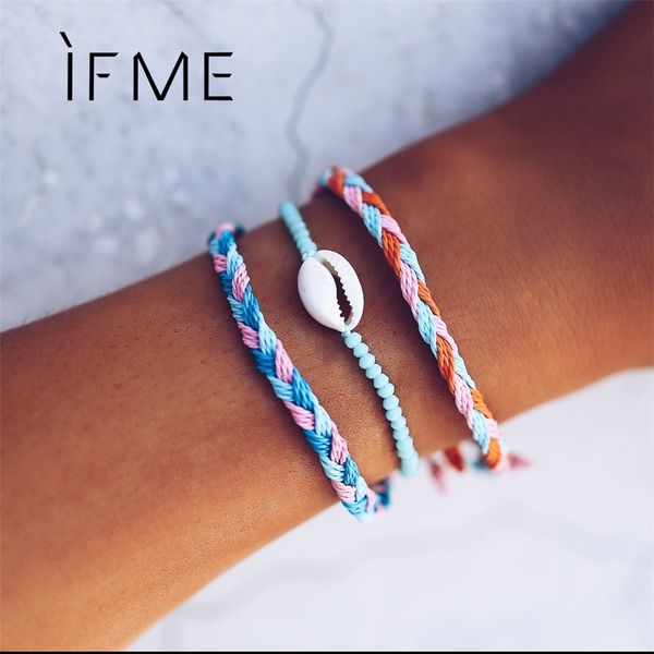 if me bohemian multi beads friendship braided rope bracelets for women shell charms cotton weave rope chain bracelet men jewelry, Golden;silver
if me bohemian multi beads friendship braided rope bracelets for women shell charms cotton weave rope chain bracelet men jewelry, Golden;silver