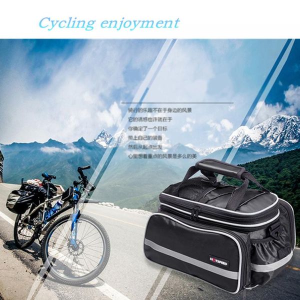 bicycle luggage bag road mountain bike rear seat rack cargo carrier container bag with rainproof cover bicycle accessories
bicycle luggage bag road mountain bike rear seat rack cargo carrier container bag with rainproof cover bicycle accessories