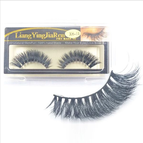 natural thick dense eyelashes pure mink material eyelashes 10pairs/lot 3d eyelash lashes makeup kit gift #xh-11 
natural thick dense eyelashes pure mink material eyelashes 10pairs/lot 3d eyelash lashes makeup kit gift #xh-11