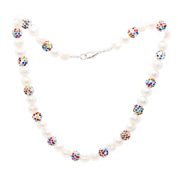 fashionable fresh water pearl jewelry 10-12mm large pearl necklace as a surprise gift for mother, Silver
fashionable fresh water pearl jewelry 10-12mm large pearl necklace as a surprise gift for mother, Silver