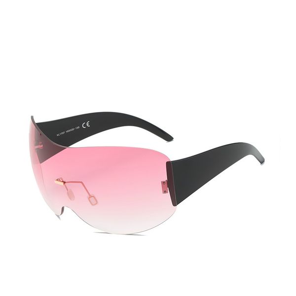 2018 new frameless sunglasses, men's and women's fashion sports sunglasses, White;black
2018 new frameless sunglasses, men's and women's fashion sports sunglasses, White;black