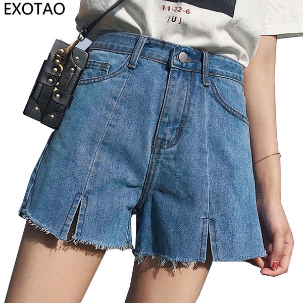 exotao split wide leg jeans short pants women high waist loose denim shorts female 2017 summer casual pantalones cortos mujer, White;black
exotao split wide leg jeans short pants women high waist loose denim shorts female 2017 summer casual pantalones cortos mujer, White;black