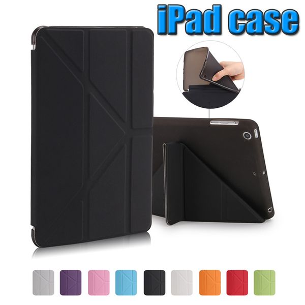 for ipad air case ipad mini 4 3 2 1 case with silicone soft back multi-fold pu leather transformer folding front smart cover
for ipad air case ipad mini 4 3 2 1 case with silicone soft back multi-fold pu leather transformer folding front smart cover