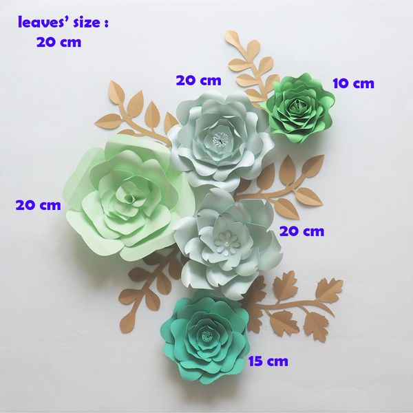 giant paper flowers backdrop artificial handmade green paper flower 5pcs + 5 leaves wedding & party deco home decoration diy
giant paper flowers backdrop artificial handmade green paper flower 5pcs + 5 leaves wedding & party deco home decoration diy