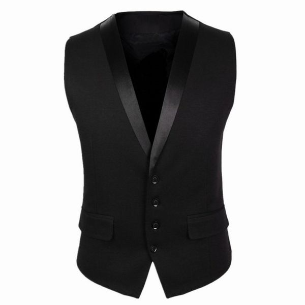 ch.kwok black men suit vest four buttons grey men's fashion formal wedding waistcoat single breasted mens sleeveless jacket, Black;white
ch.kwok black men suit vest four buttons grey men's fashion formal wedding waistcoat single breasted mens sleeveless jacket, Black;white