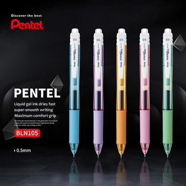 pentel energel x rubber grip & click retractable fine line, needle tip -bln-105- cost performance model -0.5mm-black ink
pentel energel x rubber grip & click retractable fine line, needle tip -bln-105- cost performance model -0.5mm-black ink