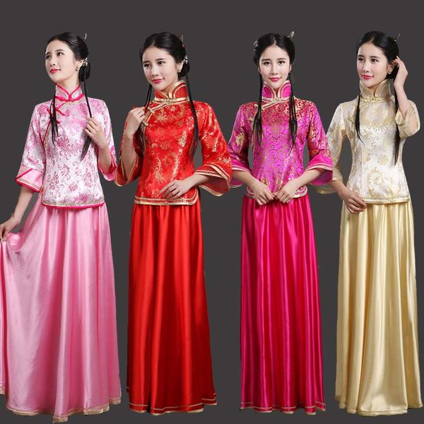 traditional chinese costume female full dress guzheng costume chinese folk dance women's performance dancing costumes, Black;red
traditional chinese costume female full dress guzheng costume chinese folk dance women's performance dancing costumes, Black;red