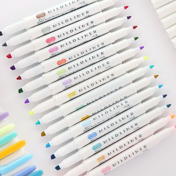 japanese stationery zebra mild liner double headed fluorescent pen hook pen highlighter color mark office school supplie, Black;red
japanese stationery zebra mild liner double headed fluorescent pen hook pen highlighter color mark office school supplie, Black;red