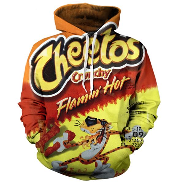 2018 flamin cheetos 3d hoodie letter print hoody long sleeve pullover casual all over printed tracksuit hooded sweatshirts, Black
2018 flamin cheetos 3d hoodie letter print hoody long sleeve pullover casual all over printed tracksuit hooded sweatshirts, Black
