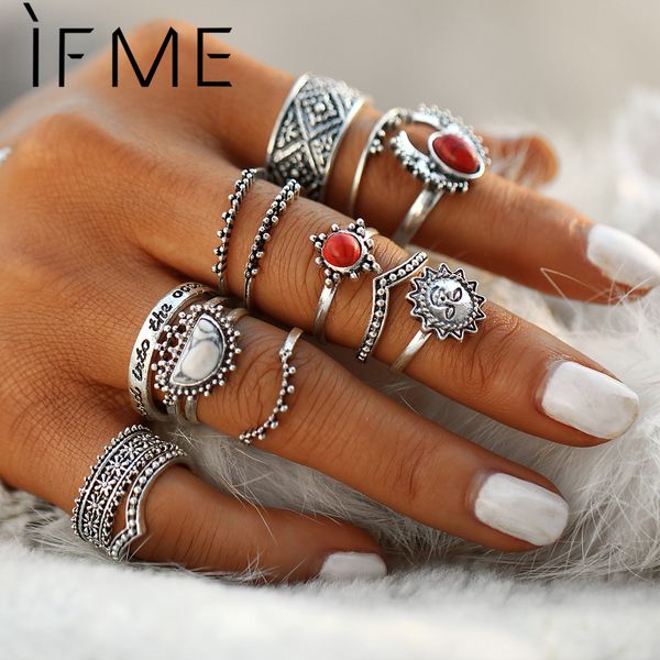 if me vintage bohemian midi finger rings set for women moon sun ethnic red natural stone knuckle rings jewelry gift 14pcs/set, Silver
if me vintage bohemian midi finger rings set for women moon sun ethnic red natural stone knuckle rings jewelry gift 14pcs/set, Silver