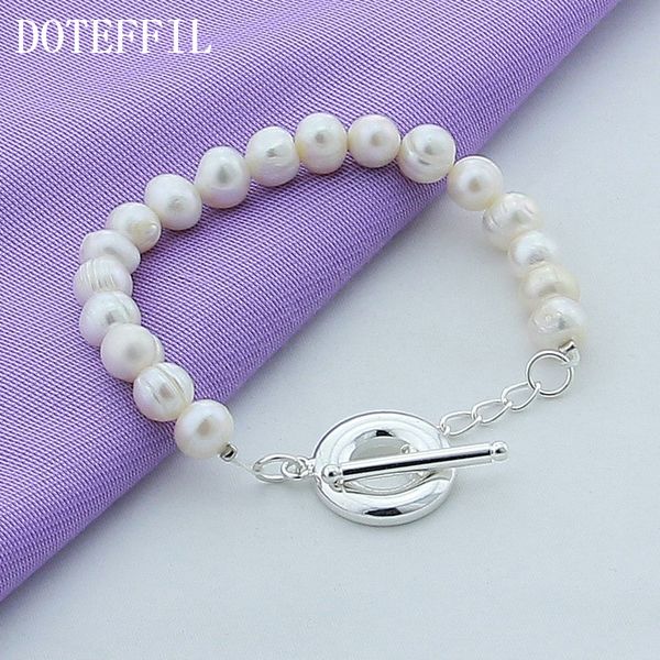 new girl real natural white freshwater pearl bracelet for women female plated silver bracelet jewelry, Black
new girl real natural white freshwater pearl bracelet for women female plated silver bracelet jewelry, Black